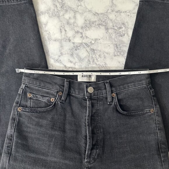AGOLDE Nico High Rise Slim Jeans in Cassette - Picture 13 of 15